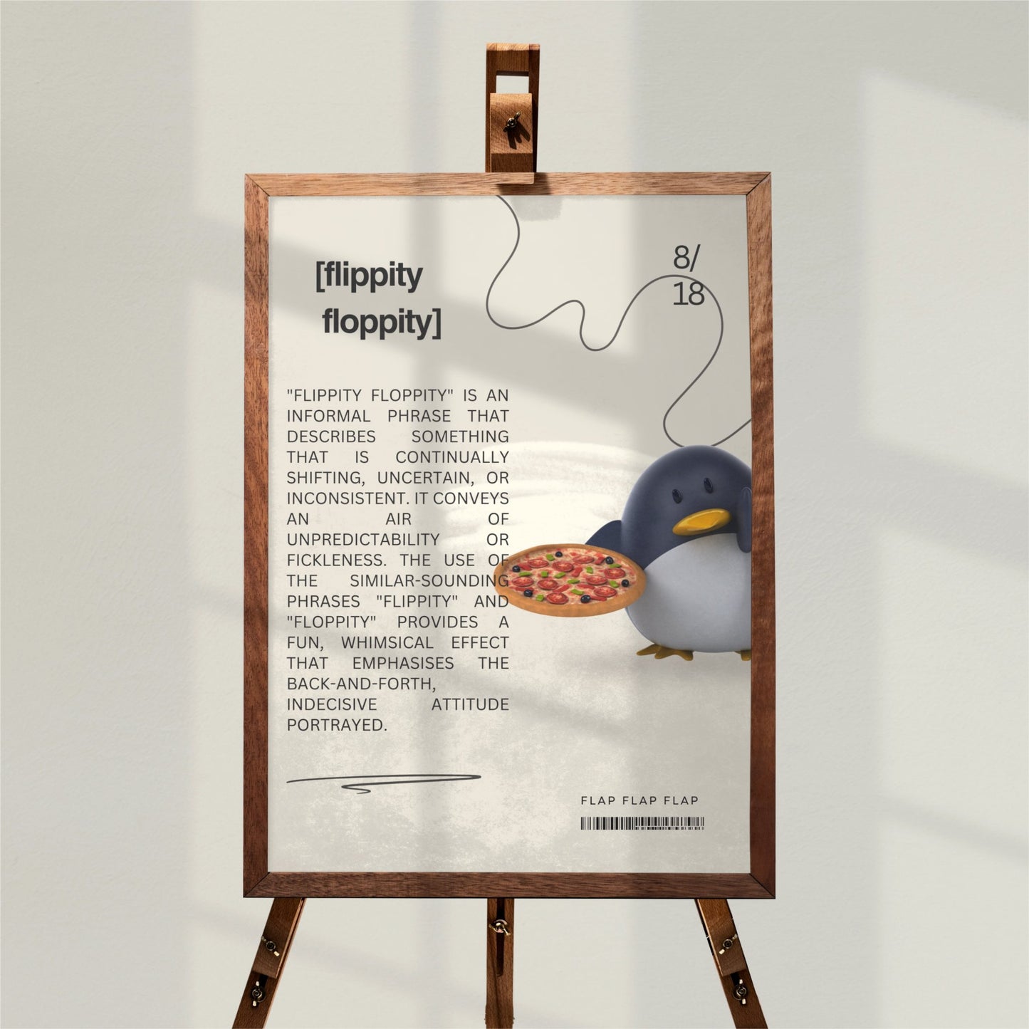 Flippity Floppity Poster Poster Mockup Image