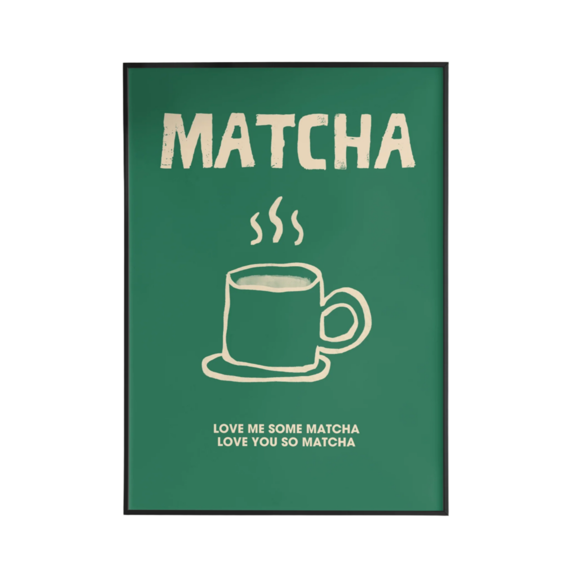 So Matcha Poster - Poster - Thanks a ton