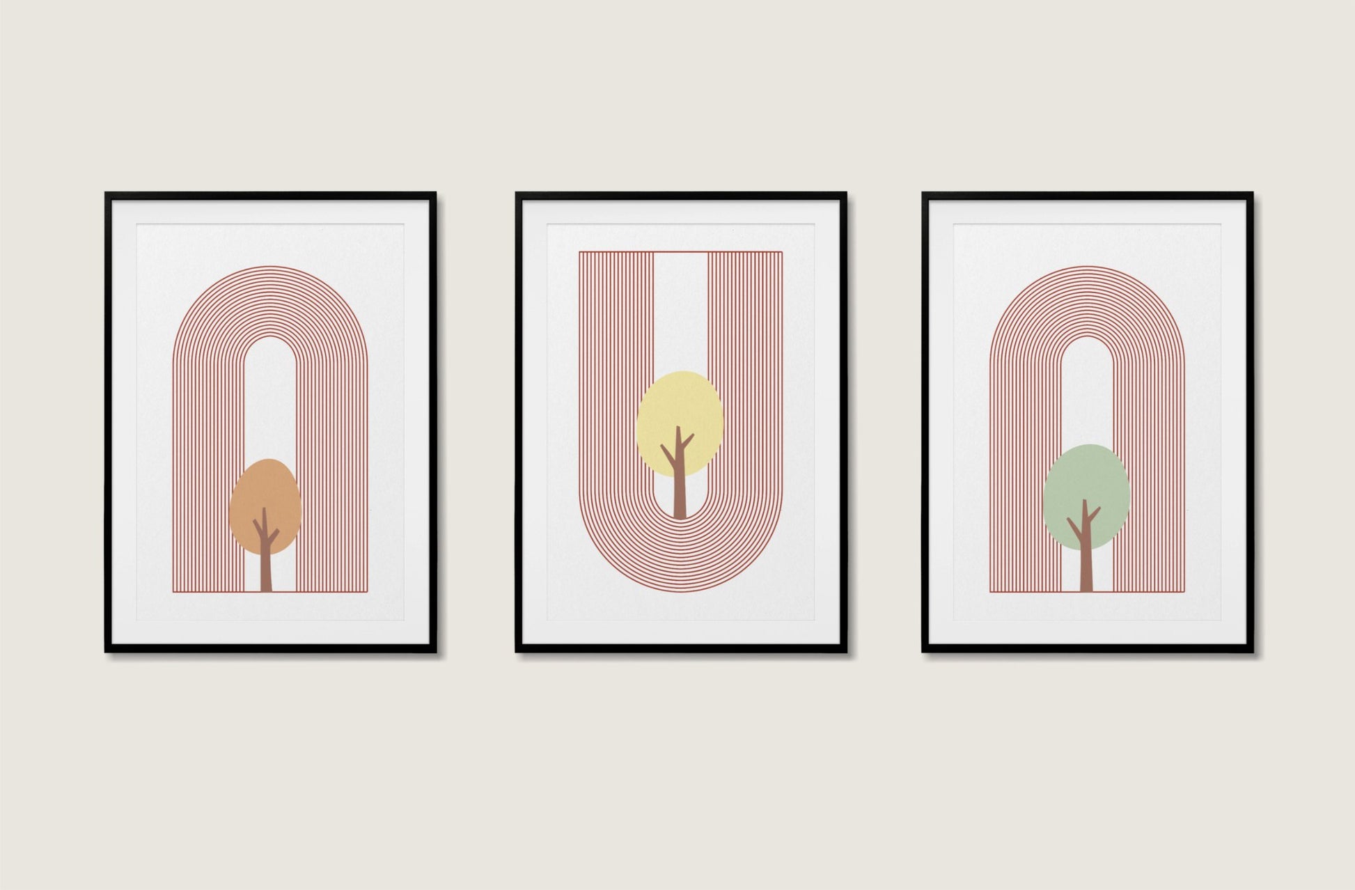 3 Inverted Forest Poster Poster Mockup Image