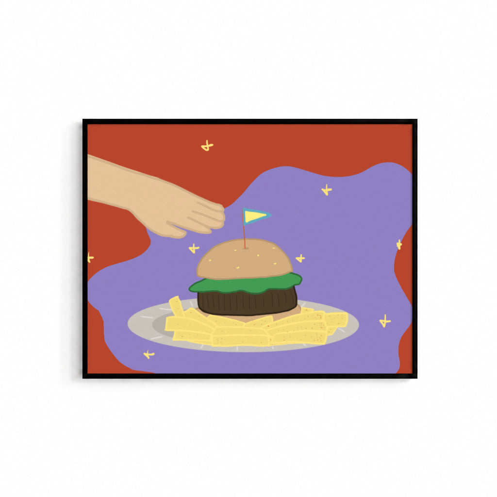 Burger Poster