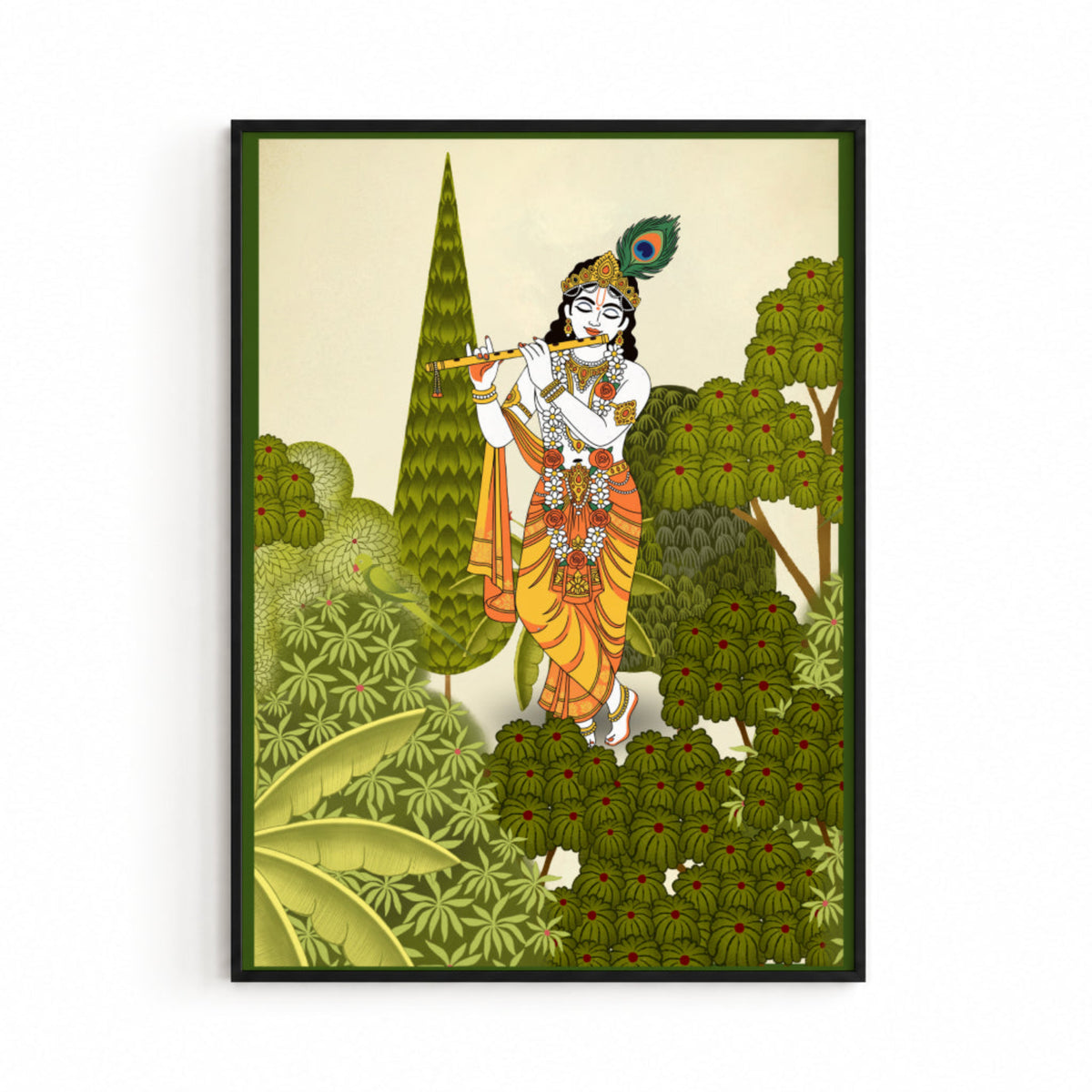 Krishna Art Poster