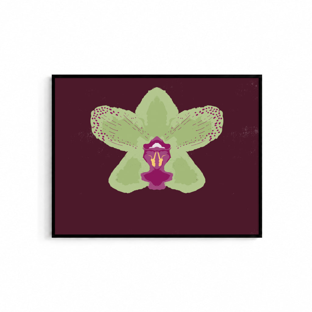 Orchid March Poster