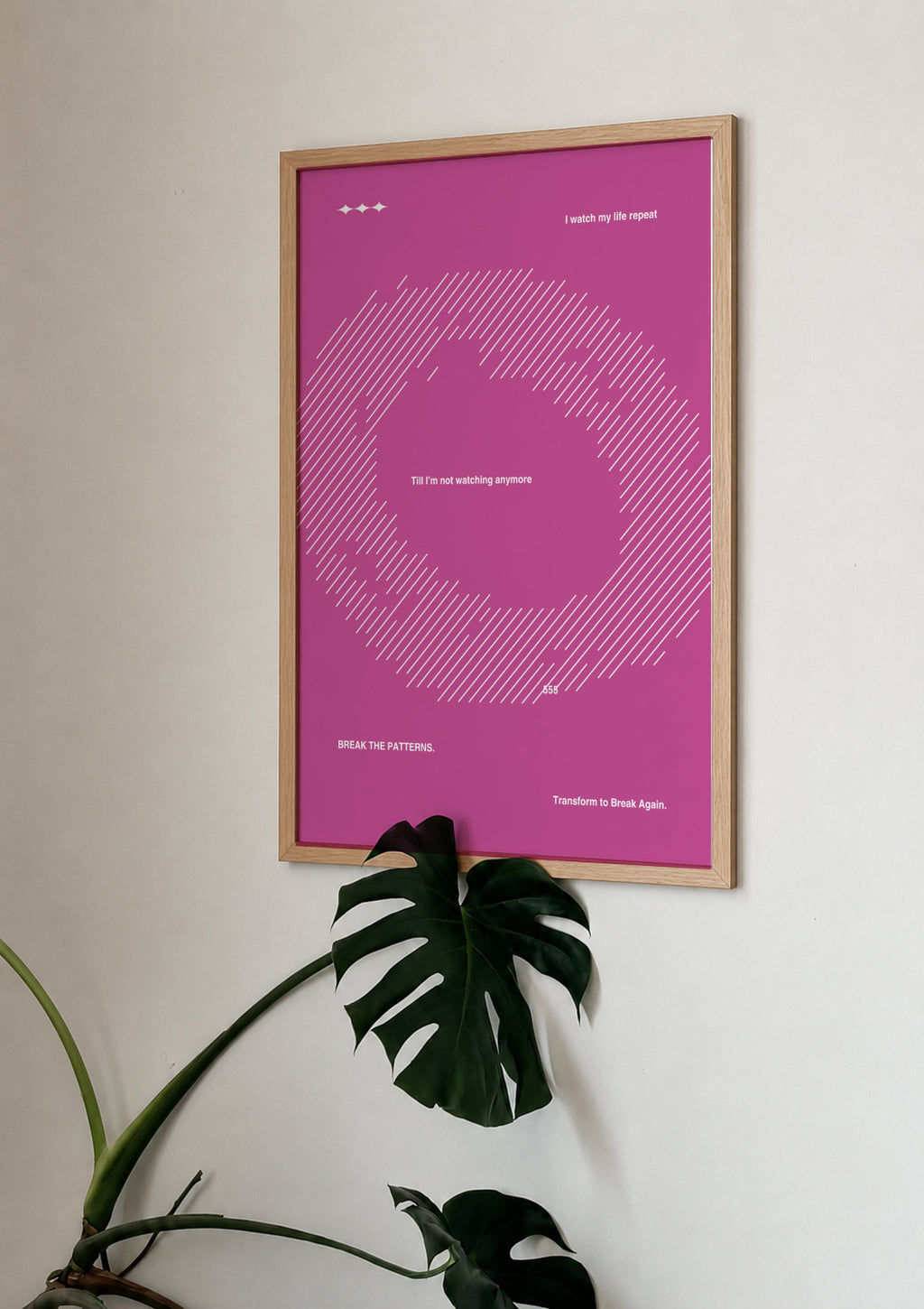 Break Pattern Poster