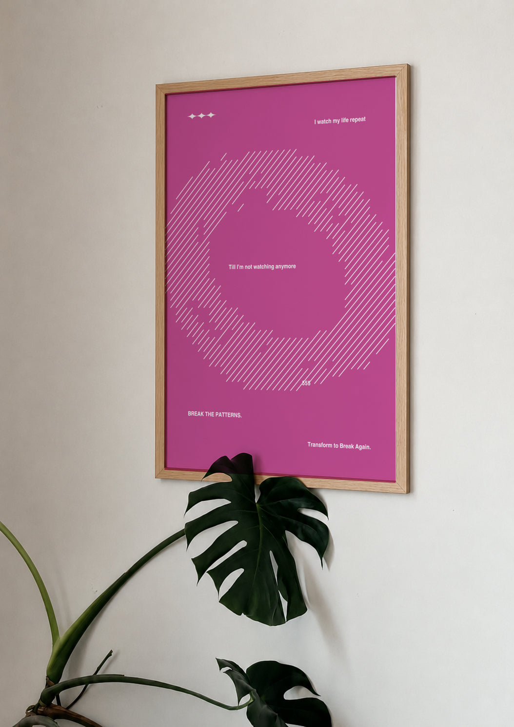 Break Pattern Poster