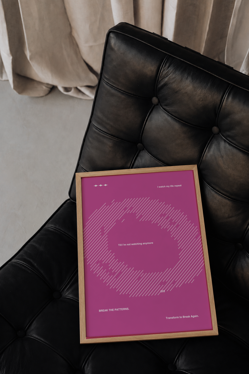 Break Pattern Poster