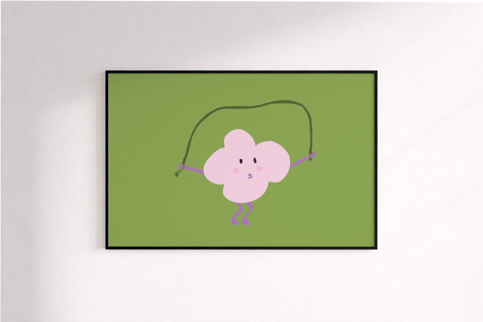 Flowery Hops Poster