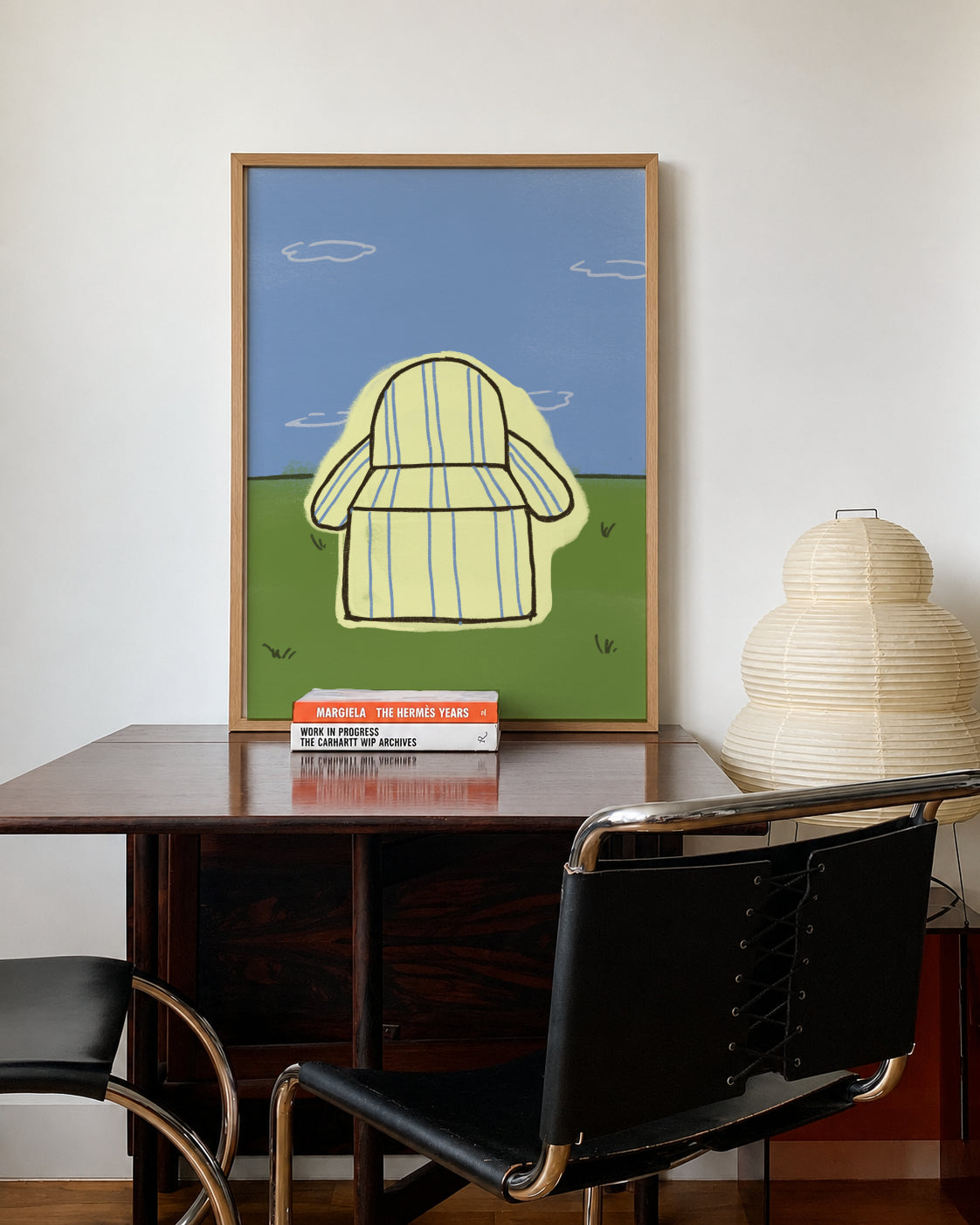 Grass & Cushion Poster