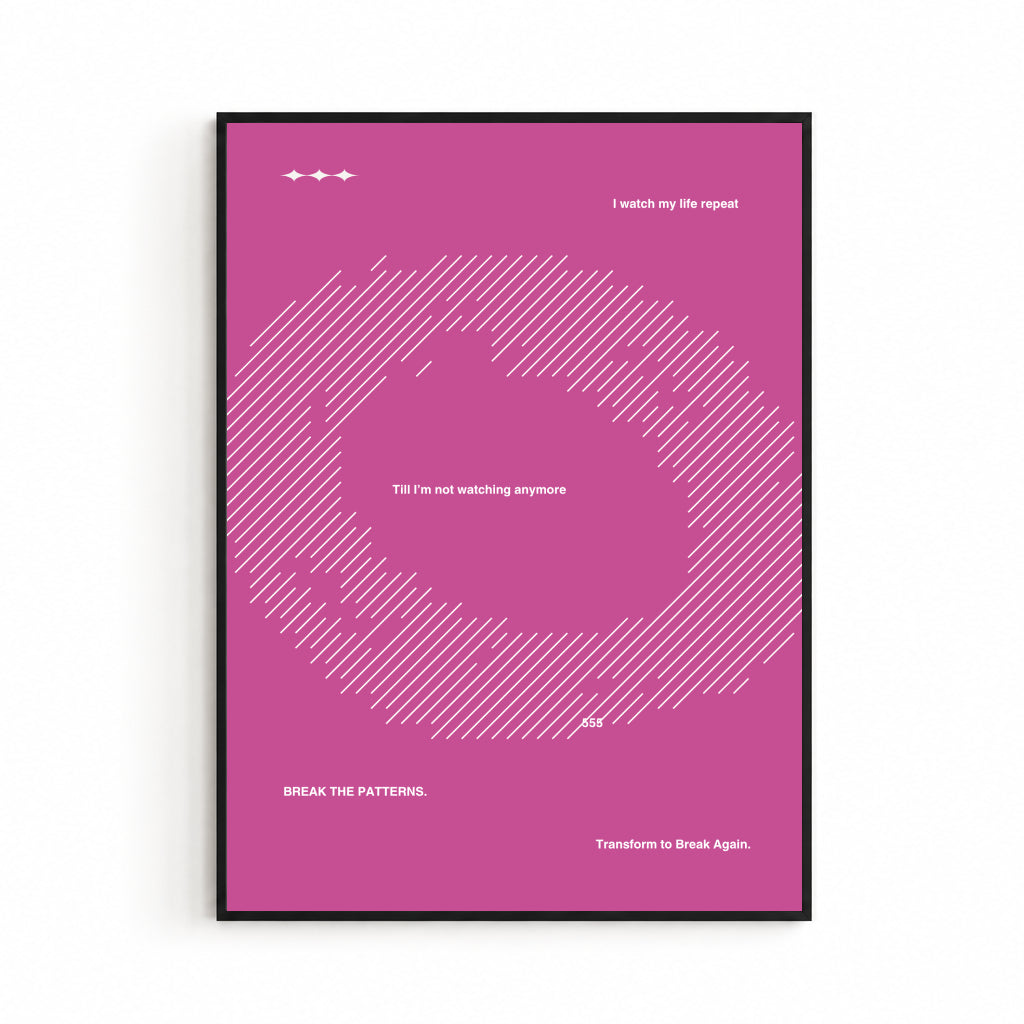 Break Pattern Poster