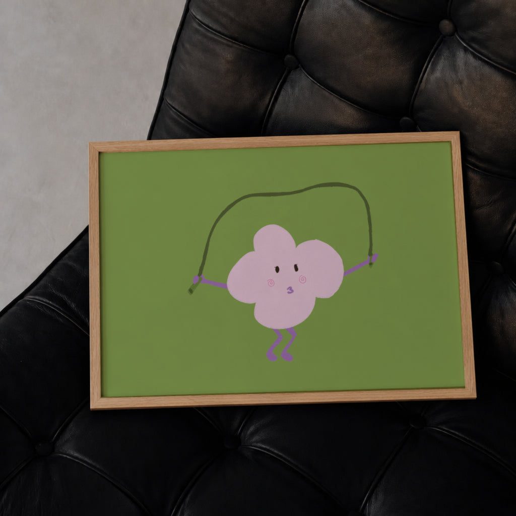 Flowery Hops Poster