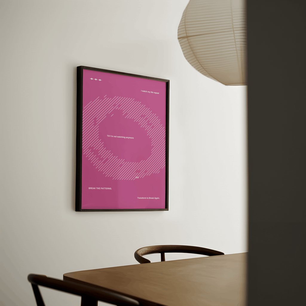 Break Pattern Poster