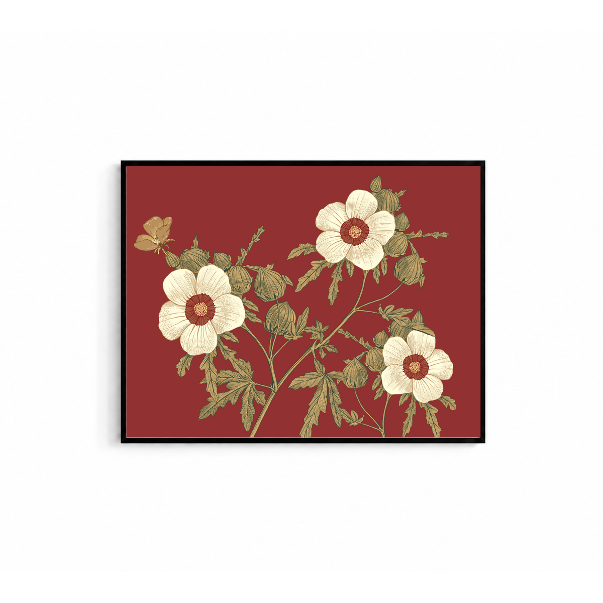 Vintage Blooms Poster