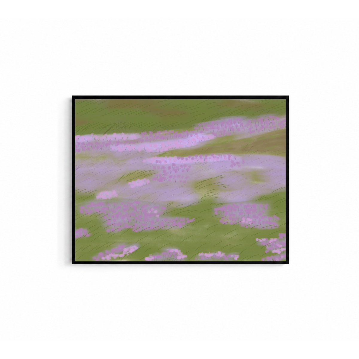Hazy Garden Poster