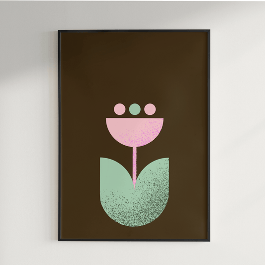 Abstract Bloom Poster - Poster - Thanks a ton