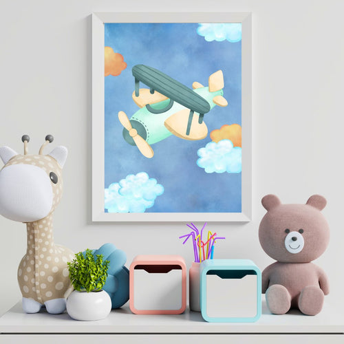 Aerial Adventures Poster Poster Mockup Image