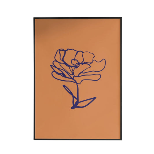 Blue in Bloom I Poster - Poster - Thanks a ton