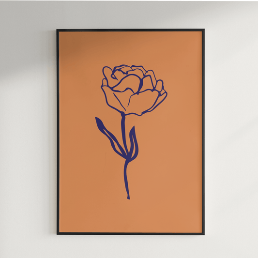 Blue in Bloom II Poster - Poster - Thanks a ton