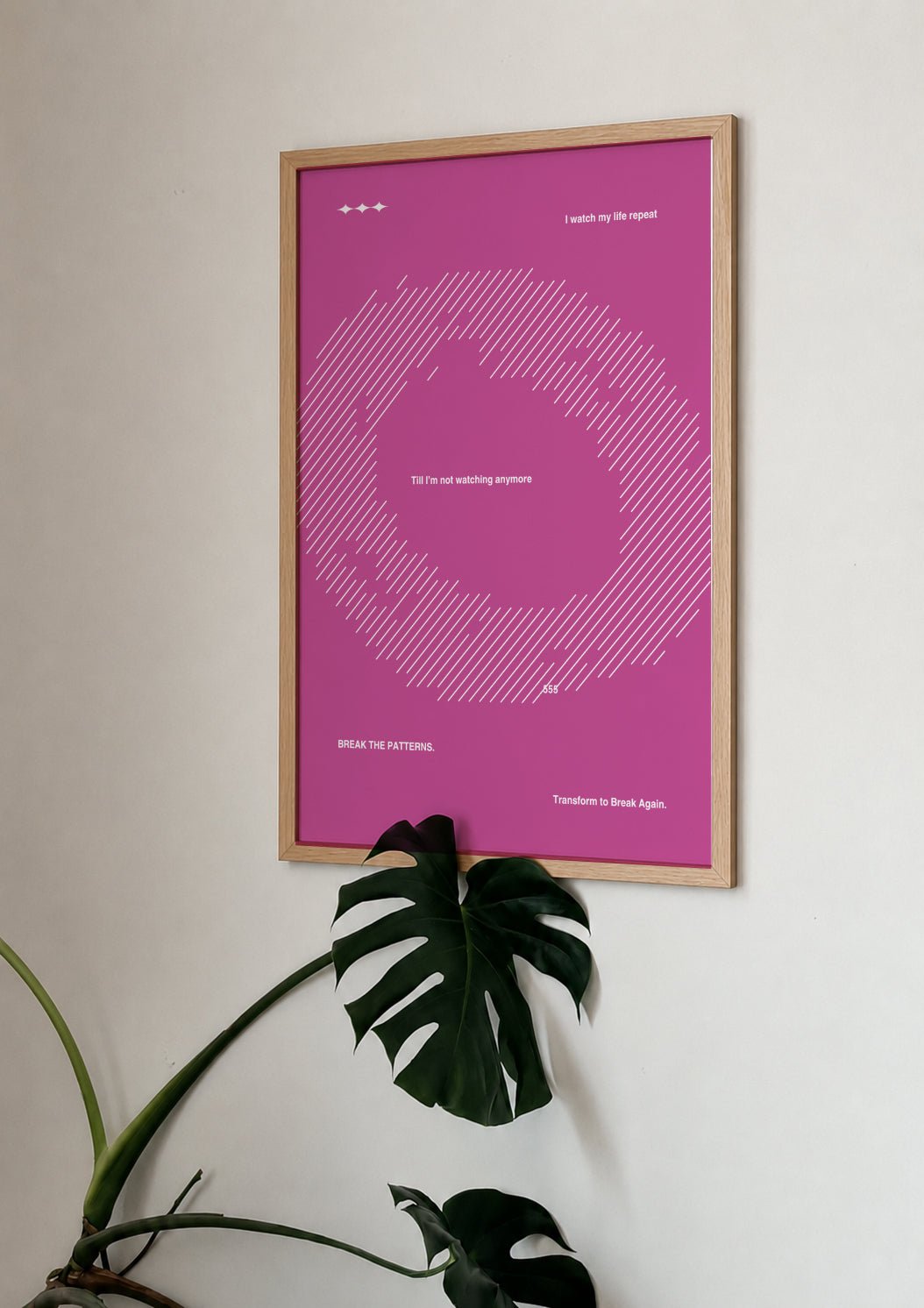 Break Pattern Poster -Poster - Thanks a ton