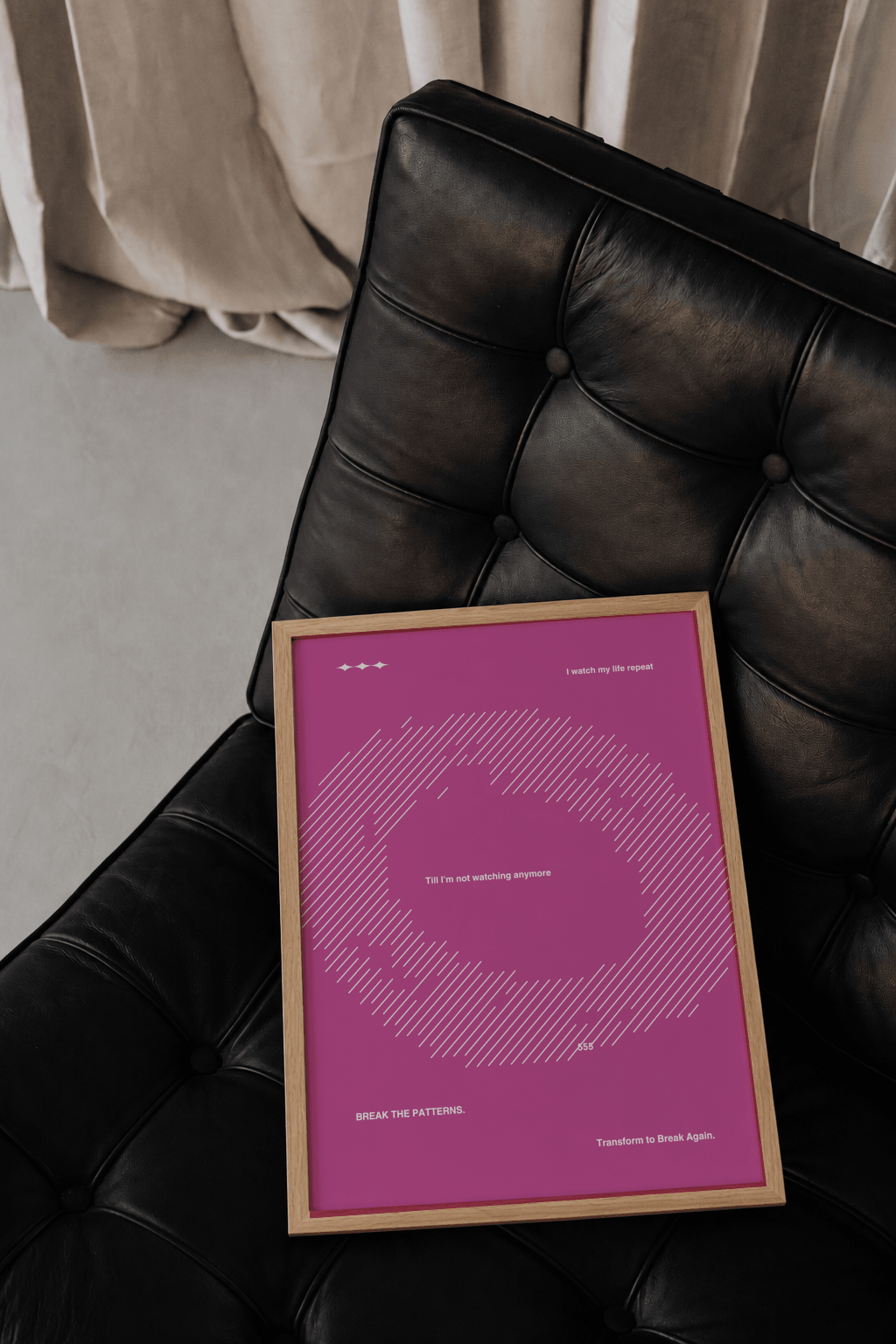 Break Pattern Poster -Poster - Thanks a ton
