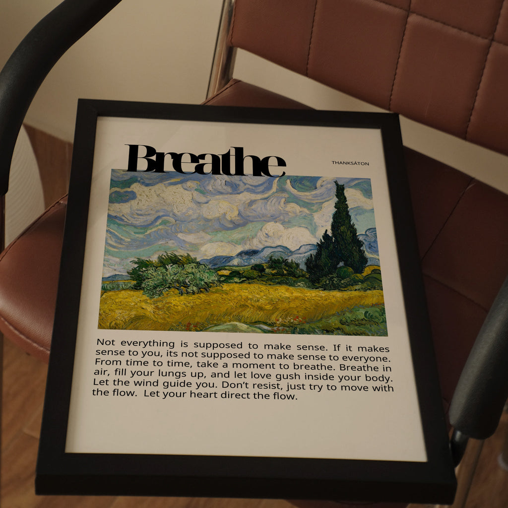 Breathe Poster - Poster - Thanks a ton