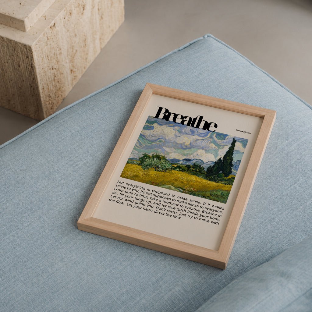 Breathe Poster -Poster - Thanks a ton