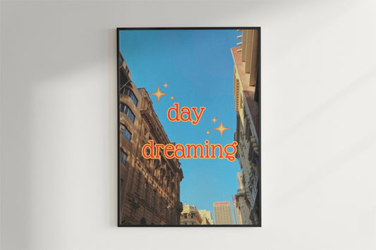 Day Dreaming Poster Poster Mockup Image