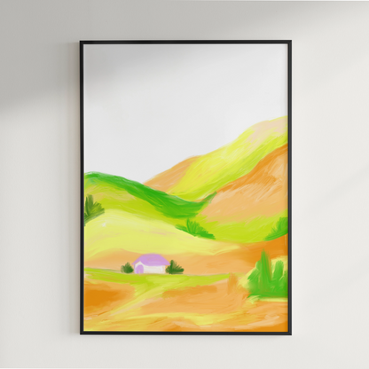 Summer Hills Painting