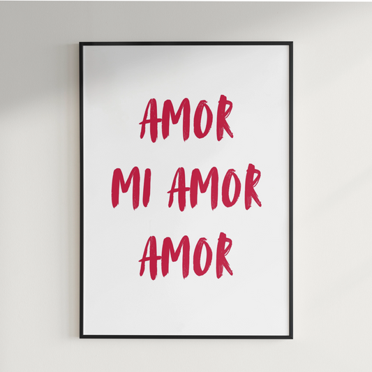 Mi Amor Poster