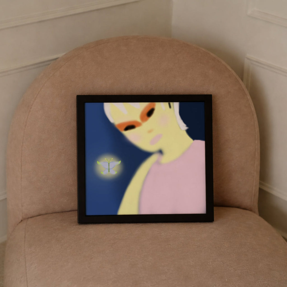 Enchanted Gaze Poster -Poster - Thanks a ton
