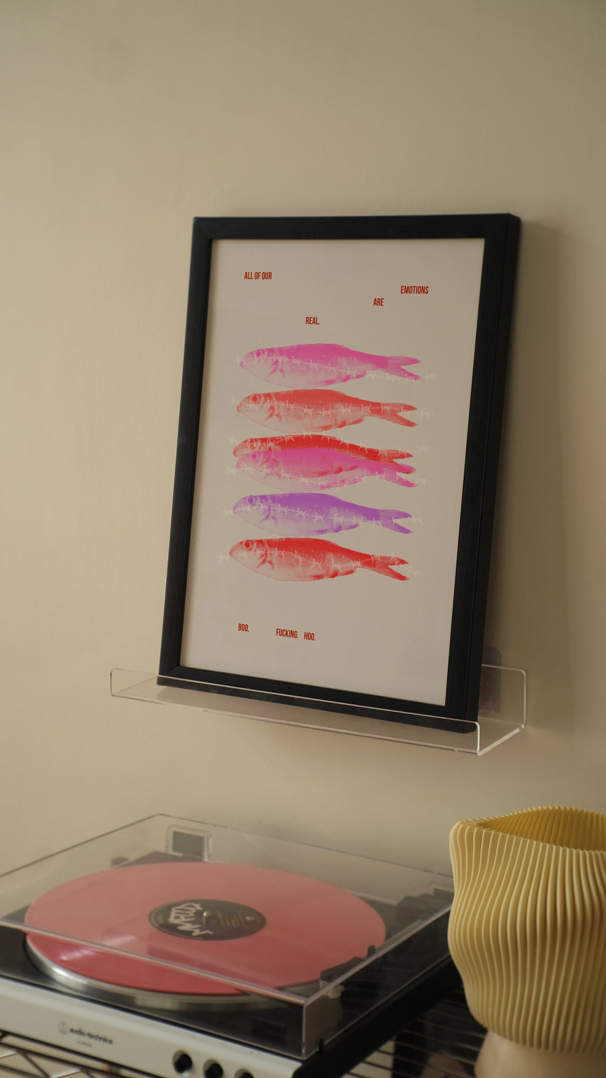 Fishy Emotions Poster -Poster - Thanks a ton