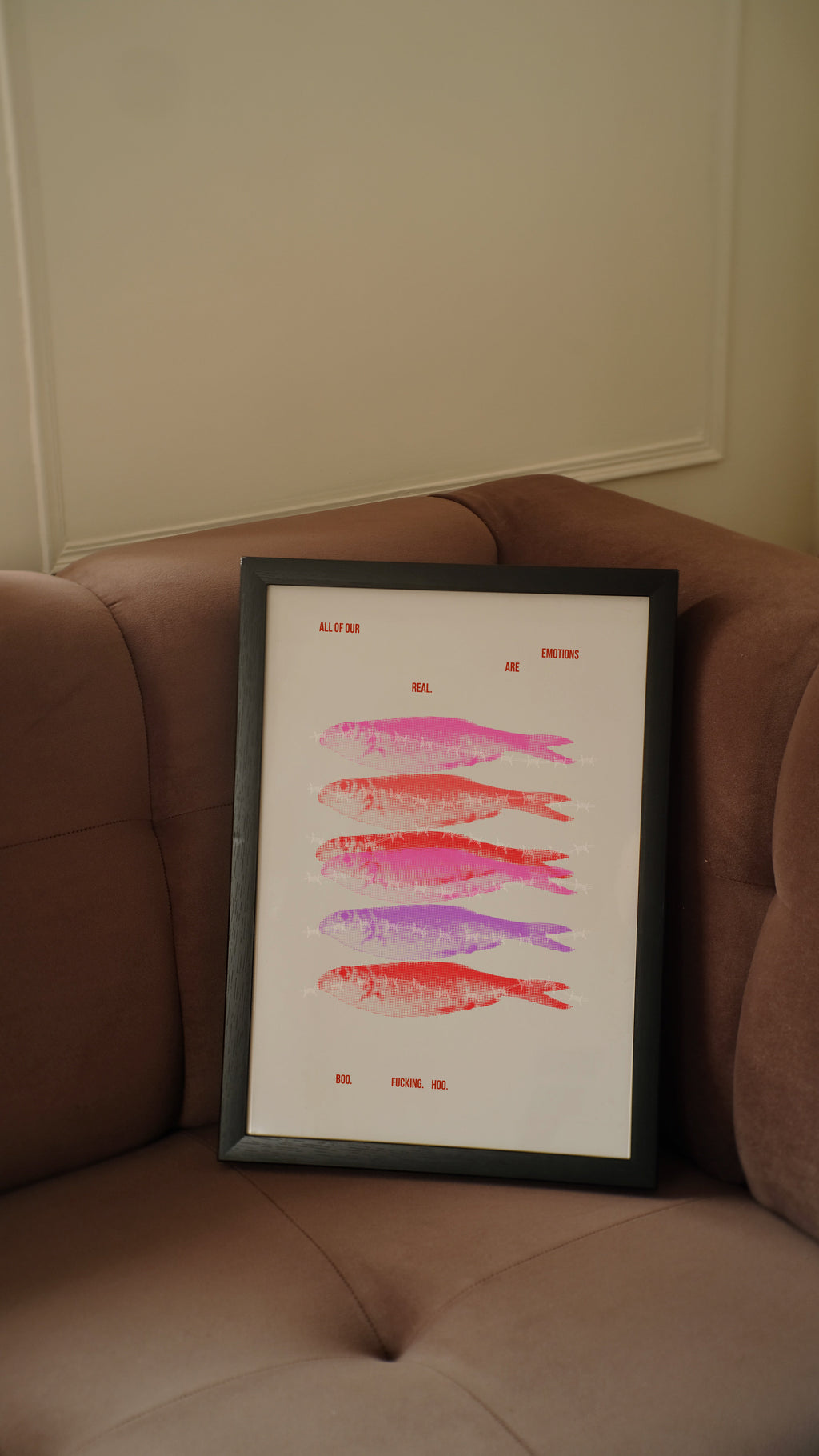 Fishy Emotions Poster -Poster - Thanks a ton