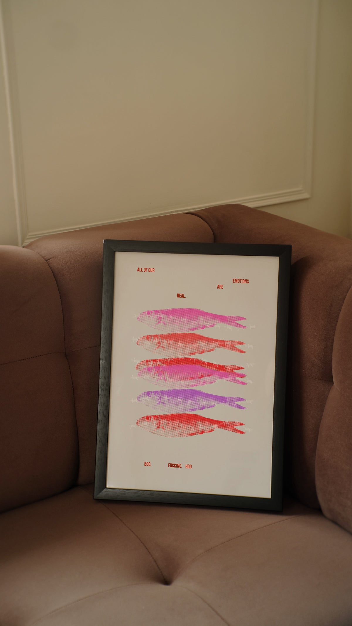 Fishy Emotions Poster -Poster - Thanks a ton