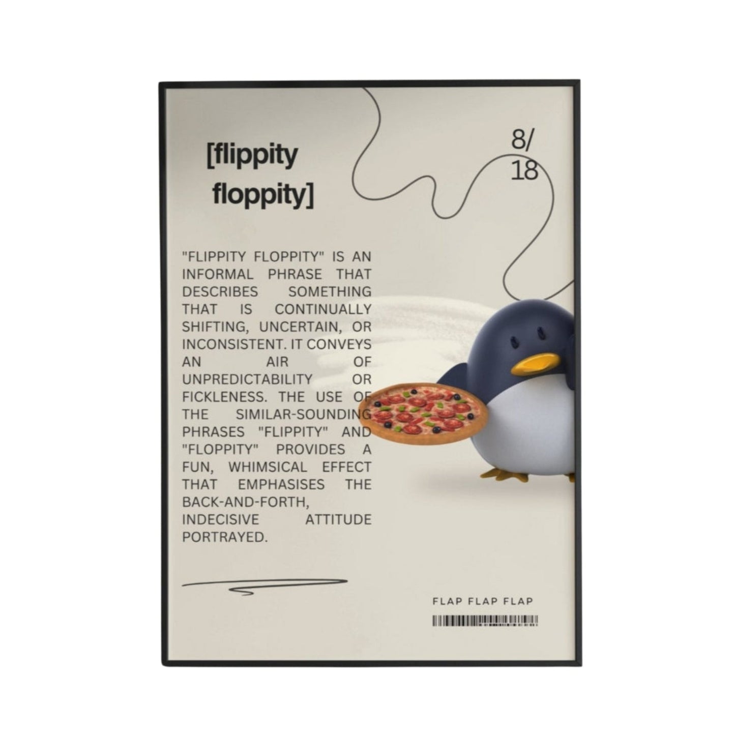 Flippity Floppity Poster - Poster - Thanks a ton