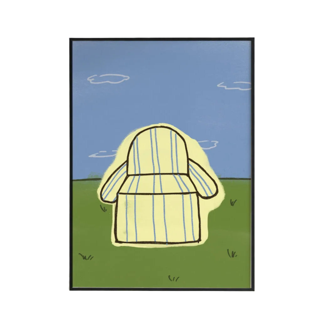 Grass & Cushion Poster -Poster - Thanks a ton