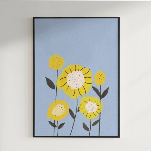 Happy Flowers Poster - Poster - Thanks a ton