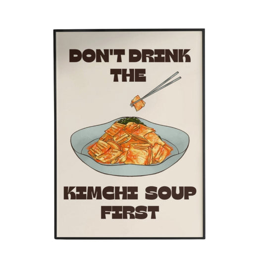 Kimchi Soup Poster - Poster - Thanks a ton