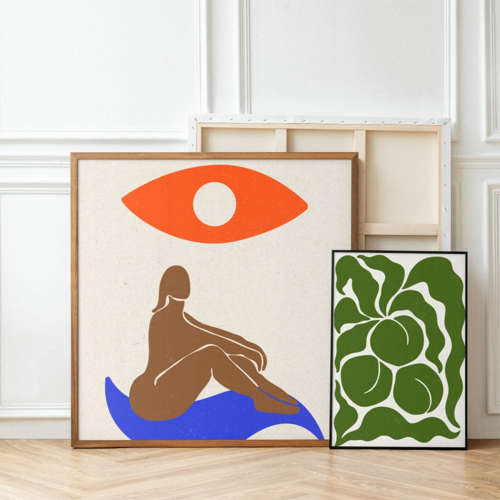 Matisse Art Emerald Canopy Poster Poster Mockup Image