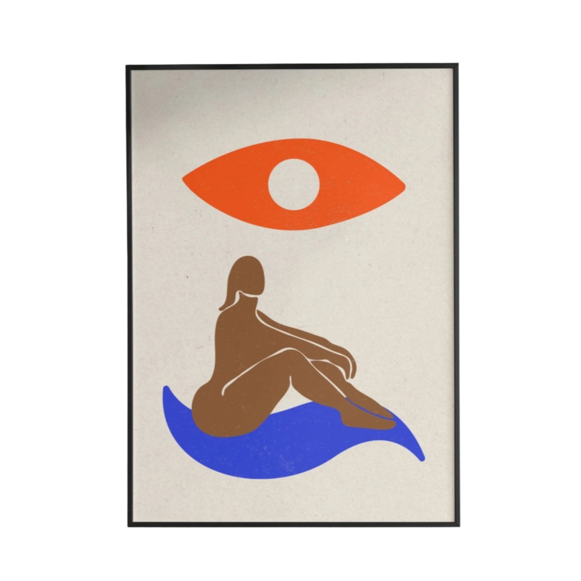 Matisse Art The Watchful Gaze Poster Poster Mockup Image