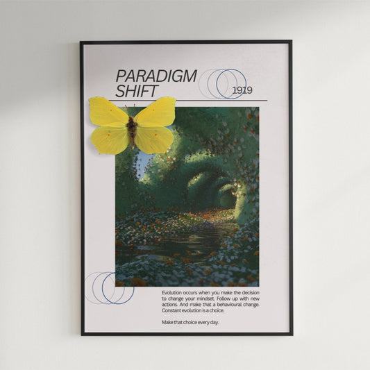 Paradigm Shift Poster Poster Mockup Image