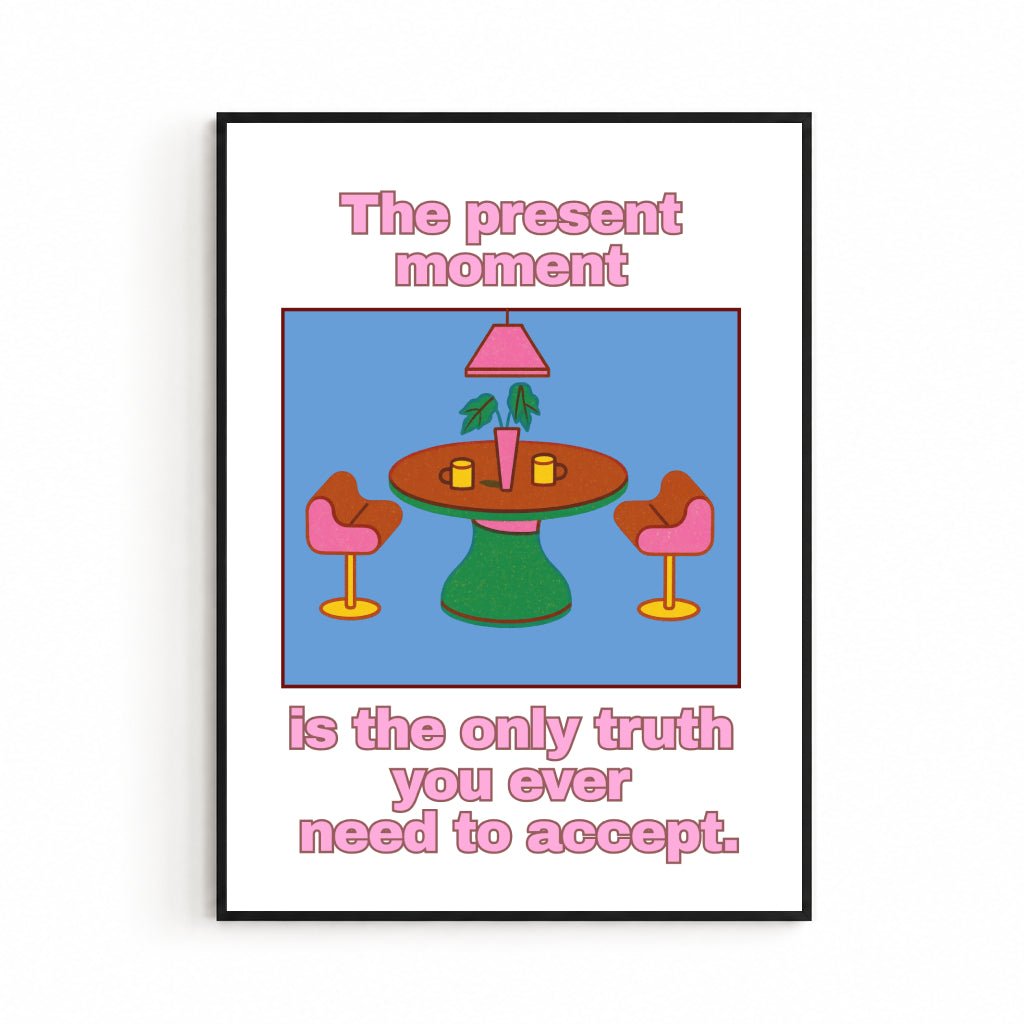 Present Moment Poster -Poster - Thanks a ton