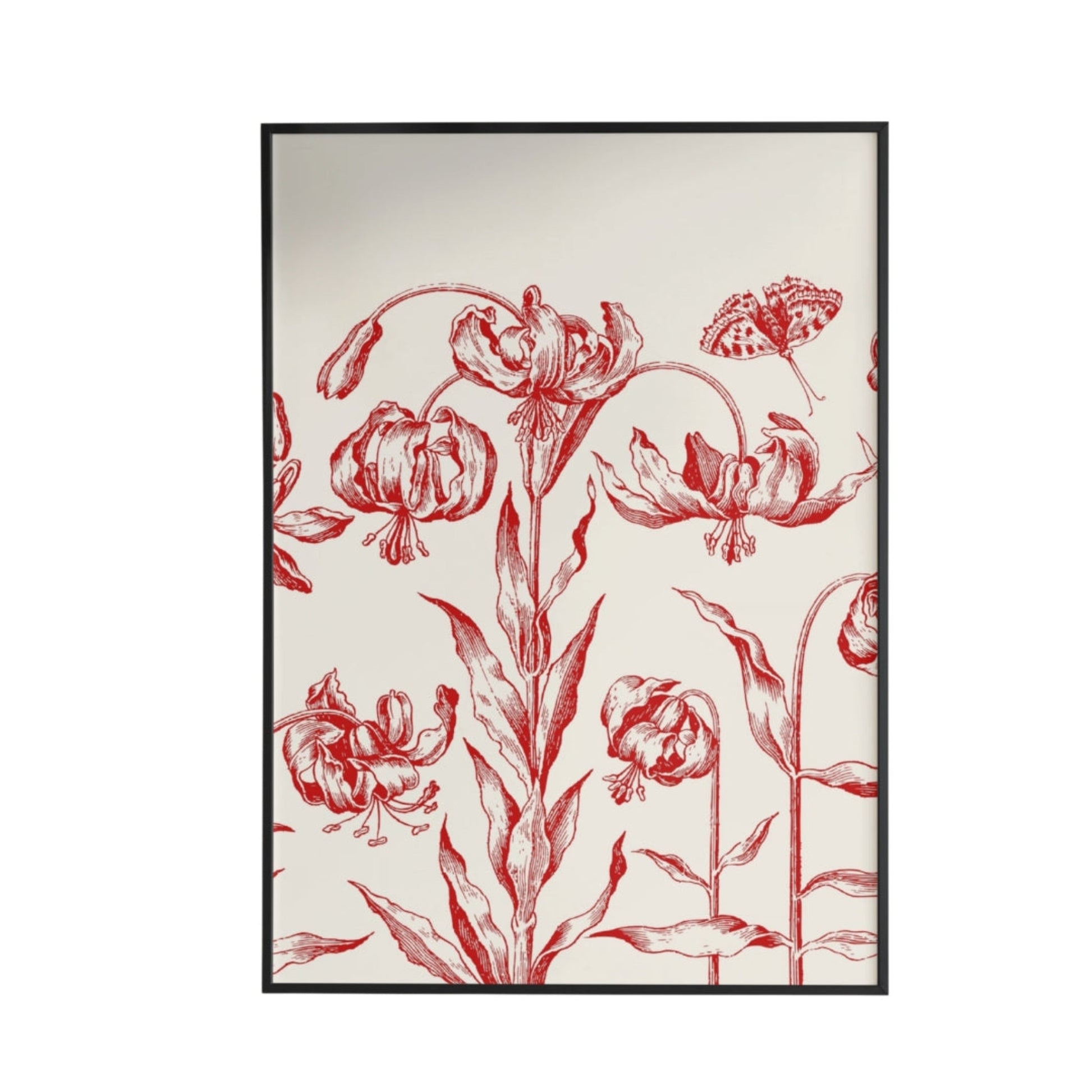 Red Lily Reverie Poster - Poster - Thanks a ton