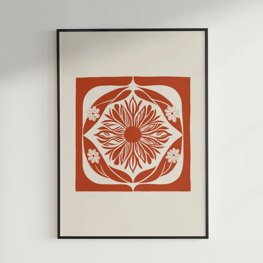 Rustic Flower Poster - Poster - Thanks a ton