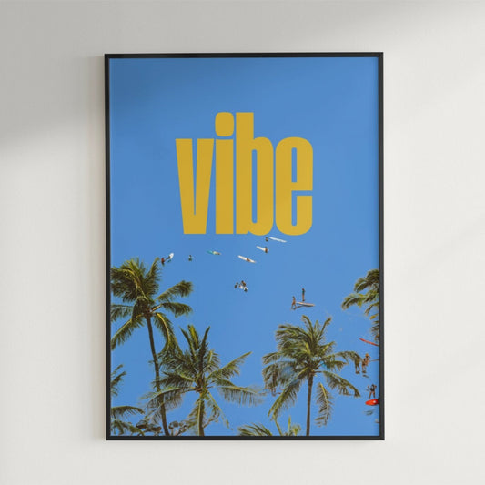 Vibe Poster Poster Mockup Image