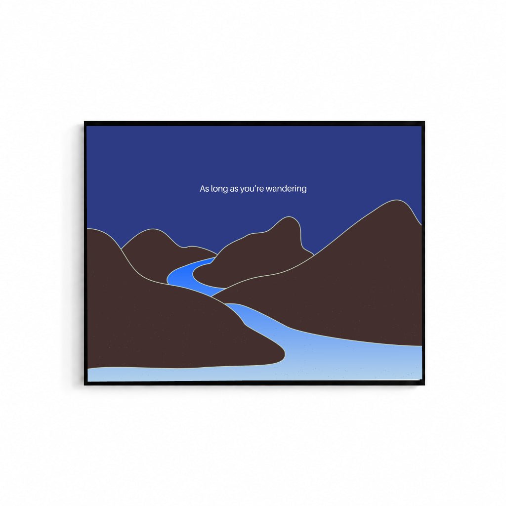 Wandering Poster -Poster - Thanks a ton