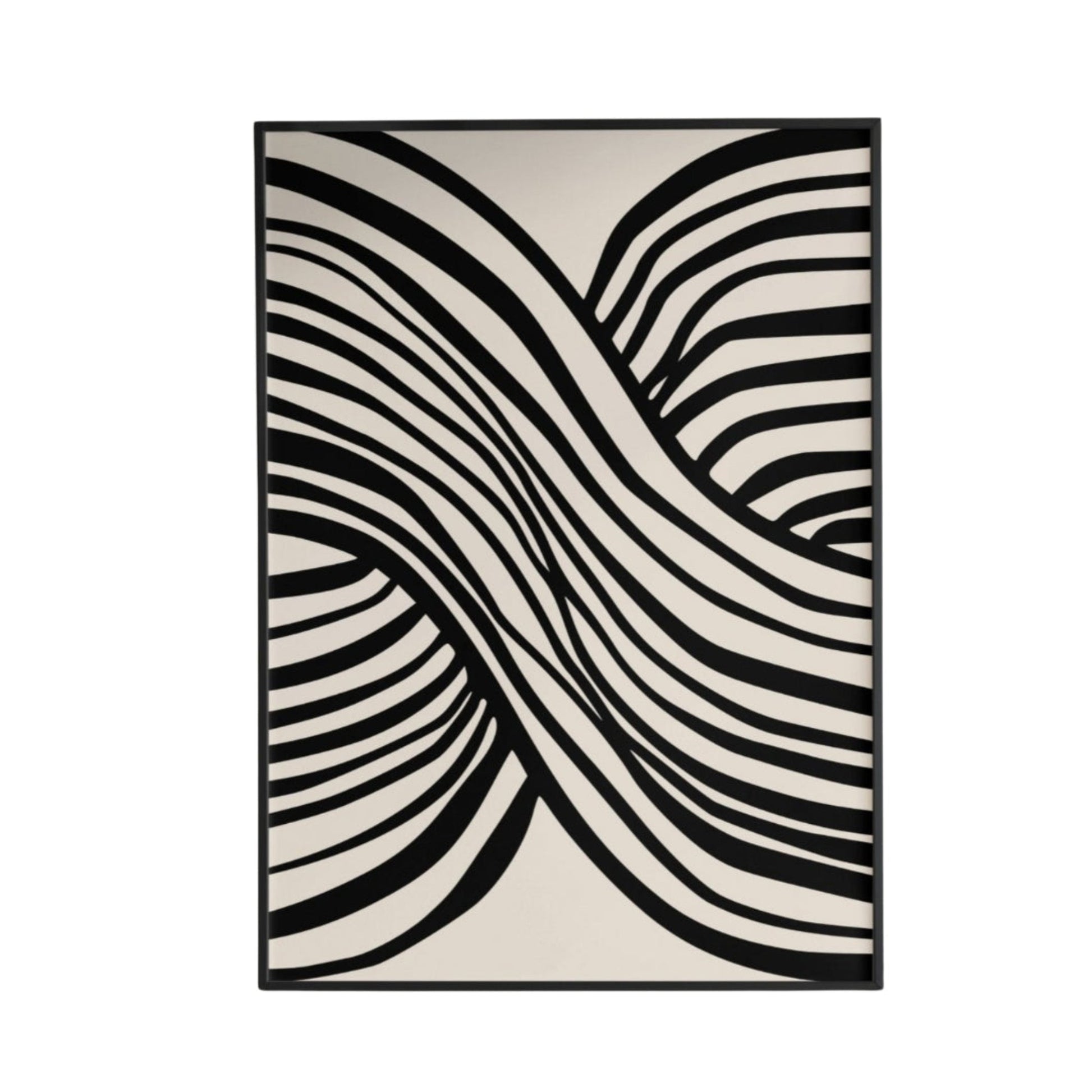 Wavy Lines Poster - Poster - Thanks a ton